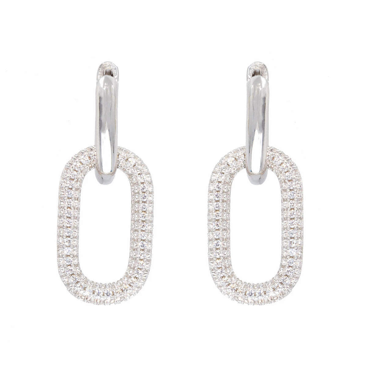 Heavy Metal Linked Duo Hoop