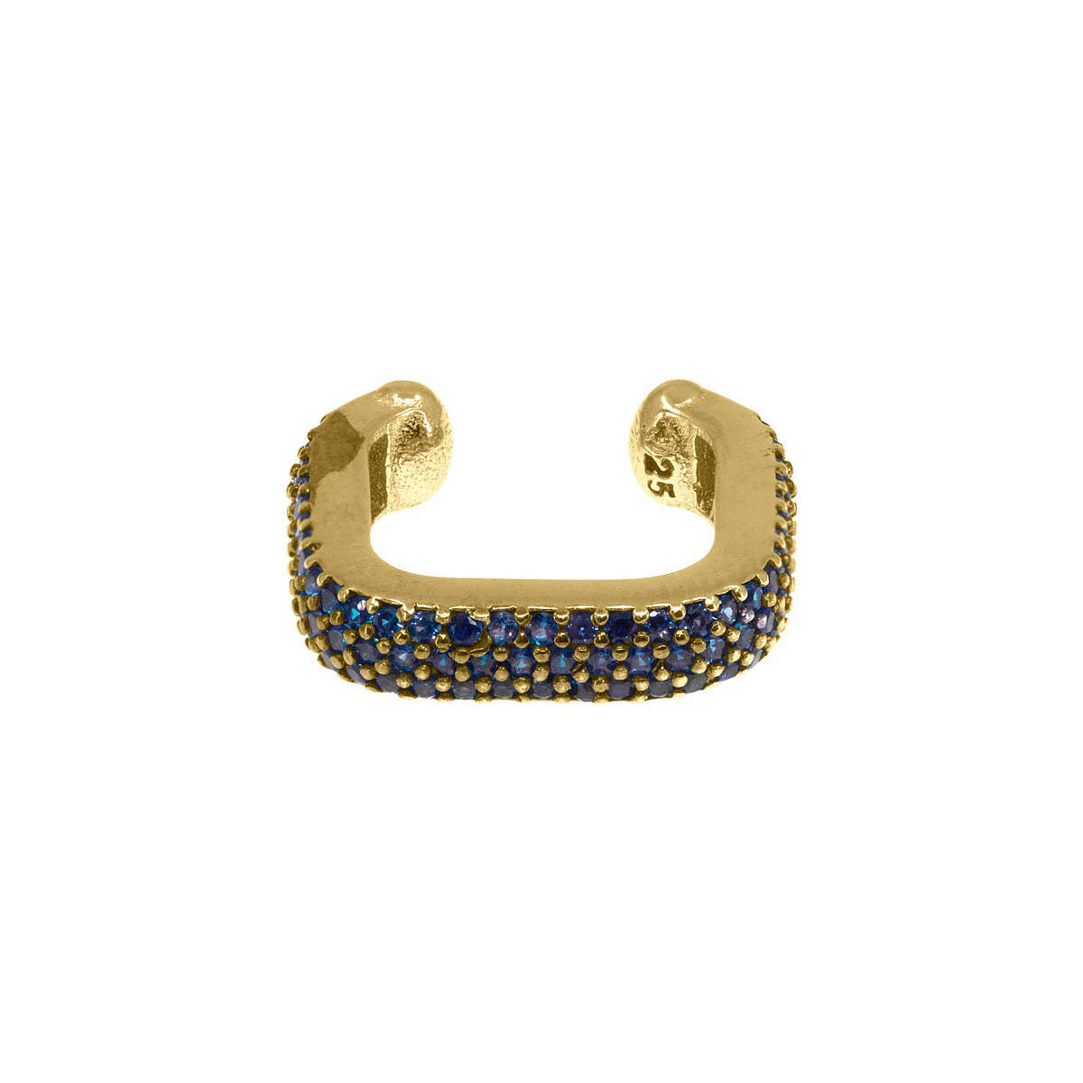 Fascinator Ear Cuff in Sapphire