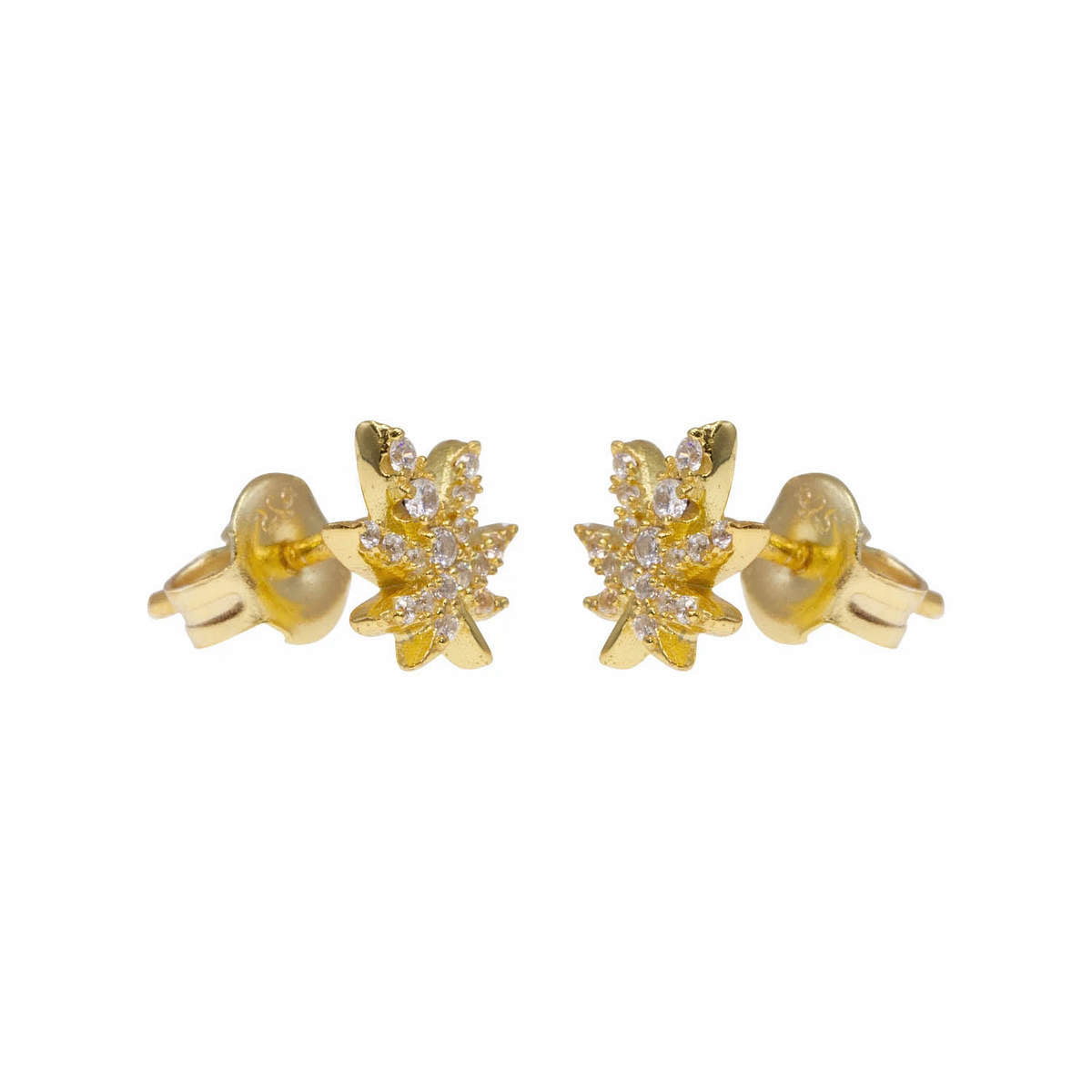 MJ Mini Stud in Crystal Clear