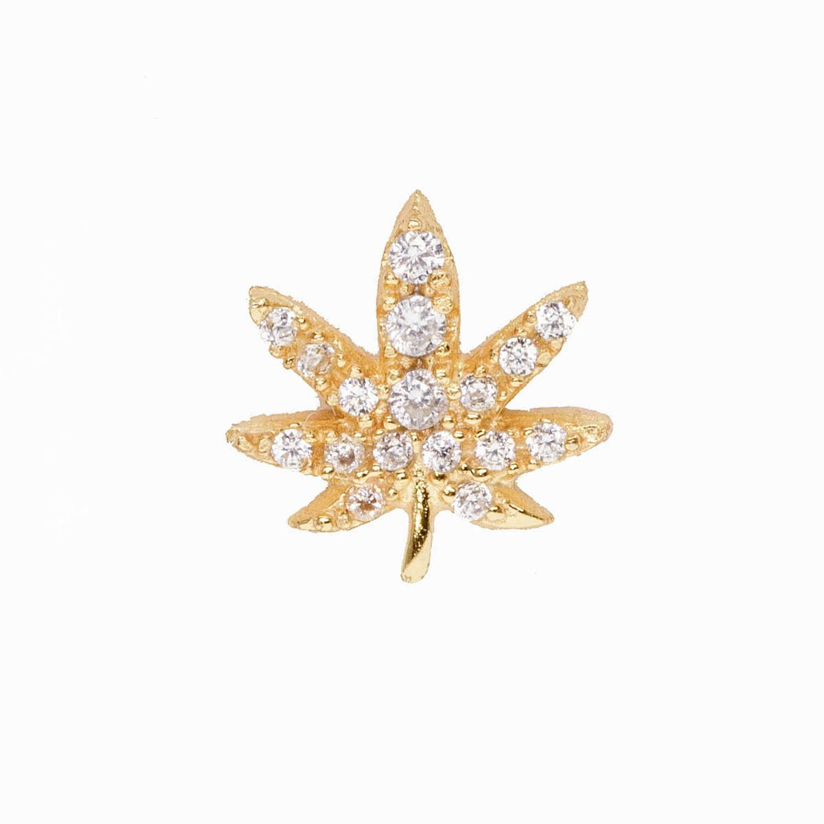 MJ Mini Stud in Crystal Clear