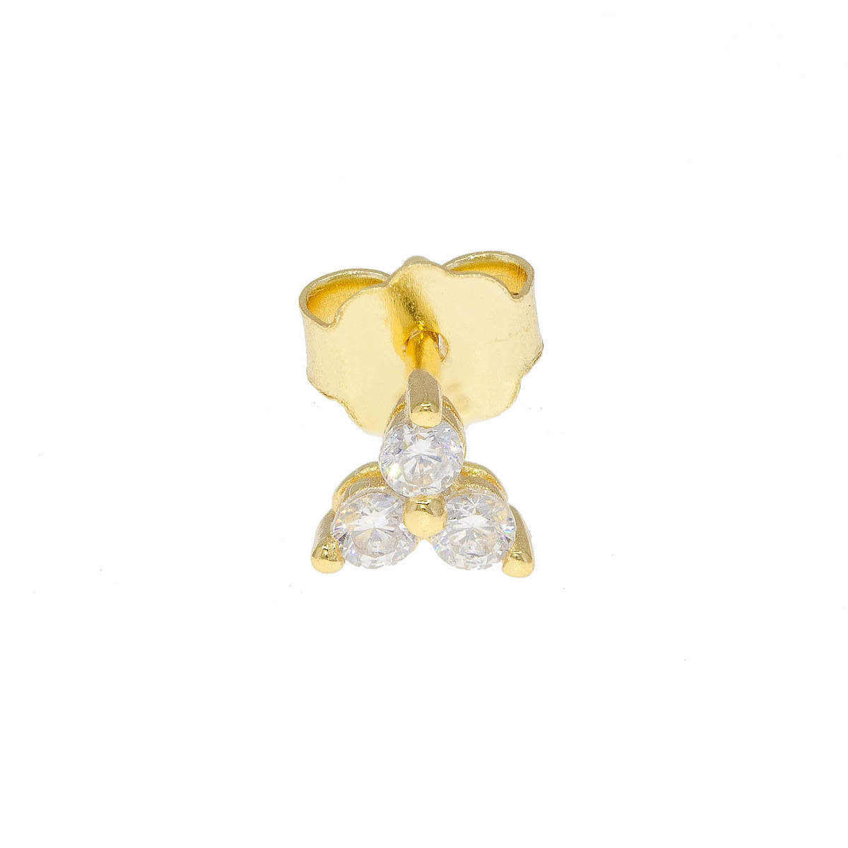 Mini Trio Crystal Stud