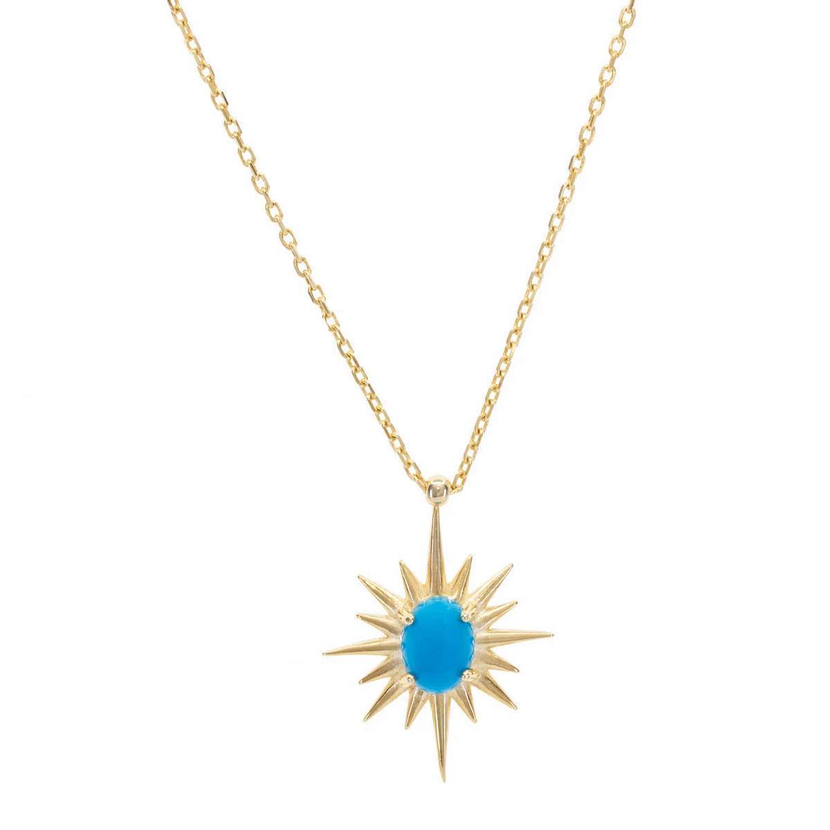 Burst of Blue Necklace