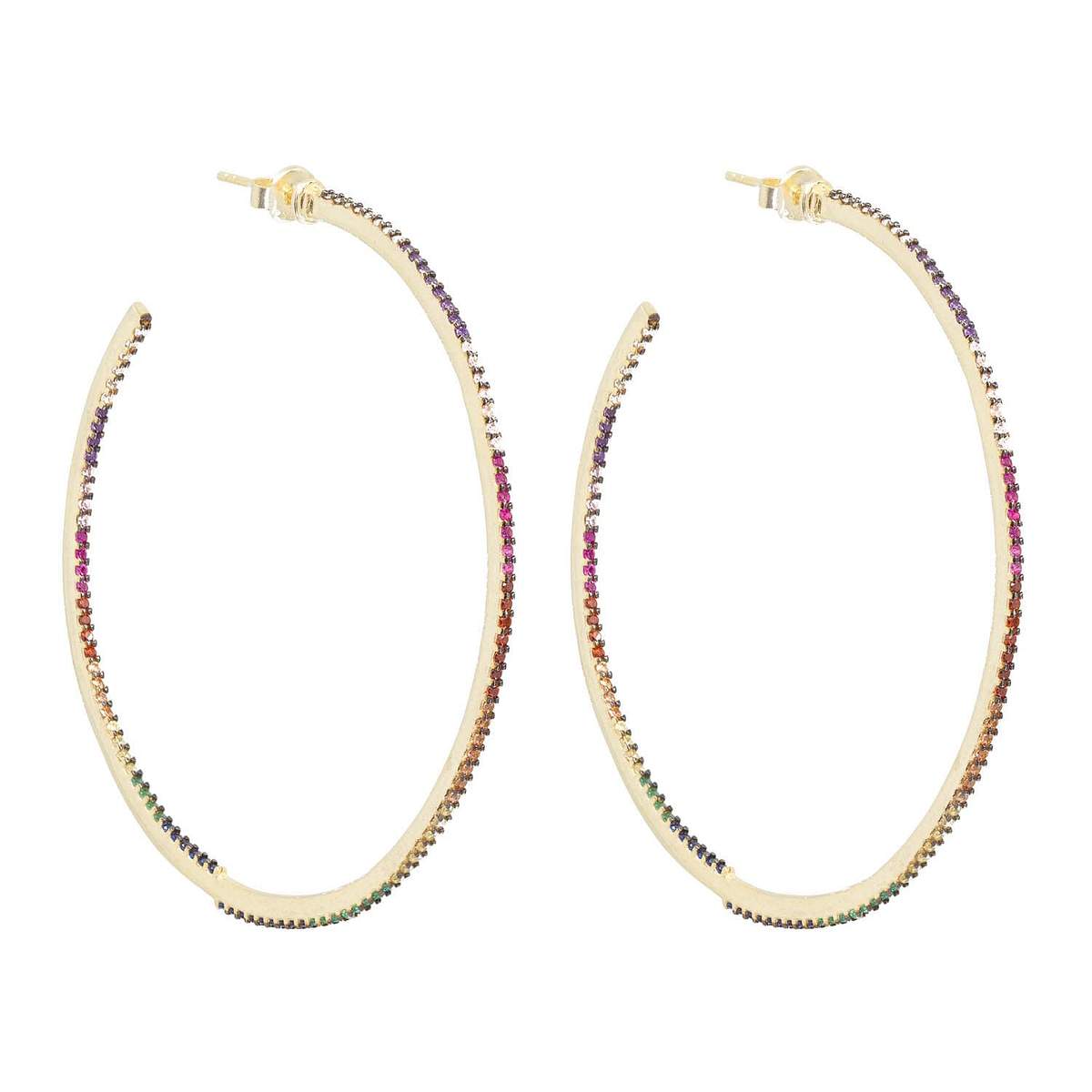 Crystal Spectrum Hoops