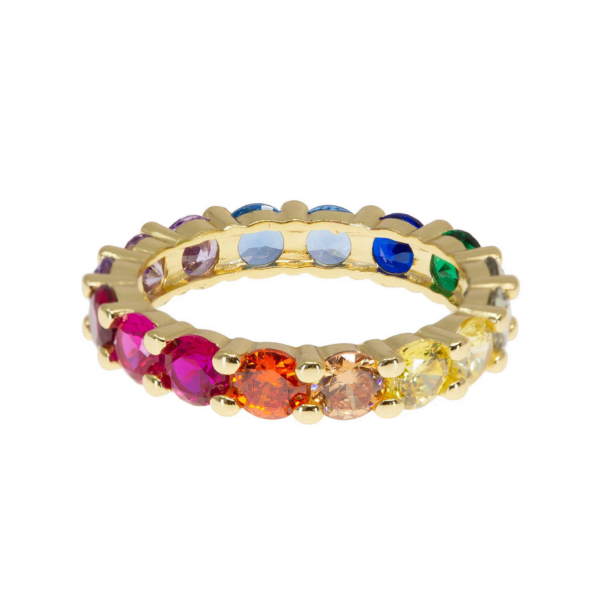 Rainbow Infinity Ring