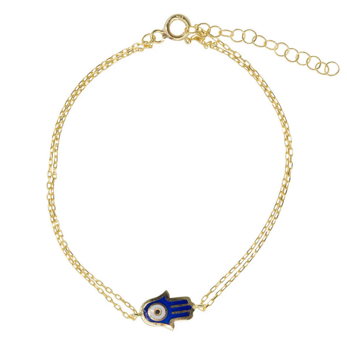 Indigo Hamsa Bracelet