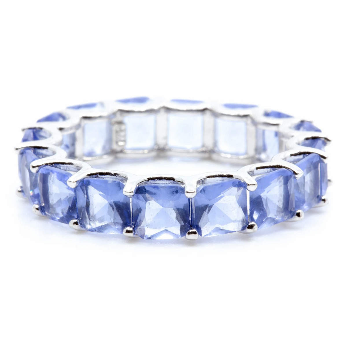 Baby Blue Infinity Ring
