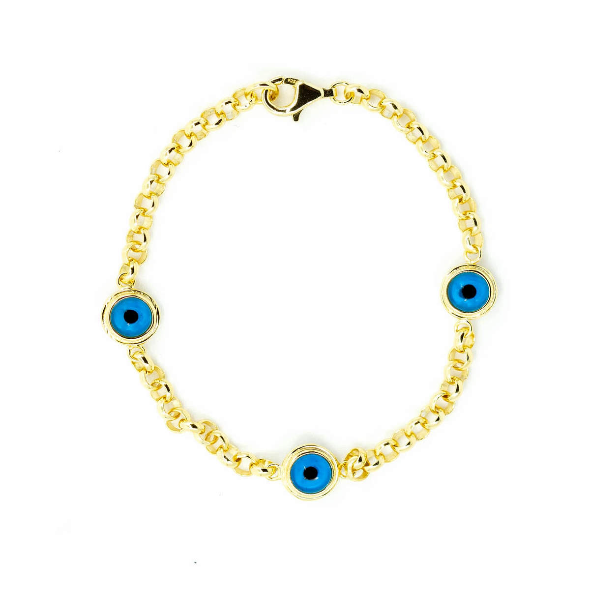 Triple Evil Eye Bracelet
