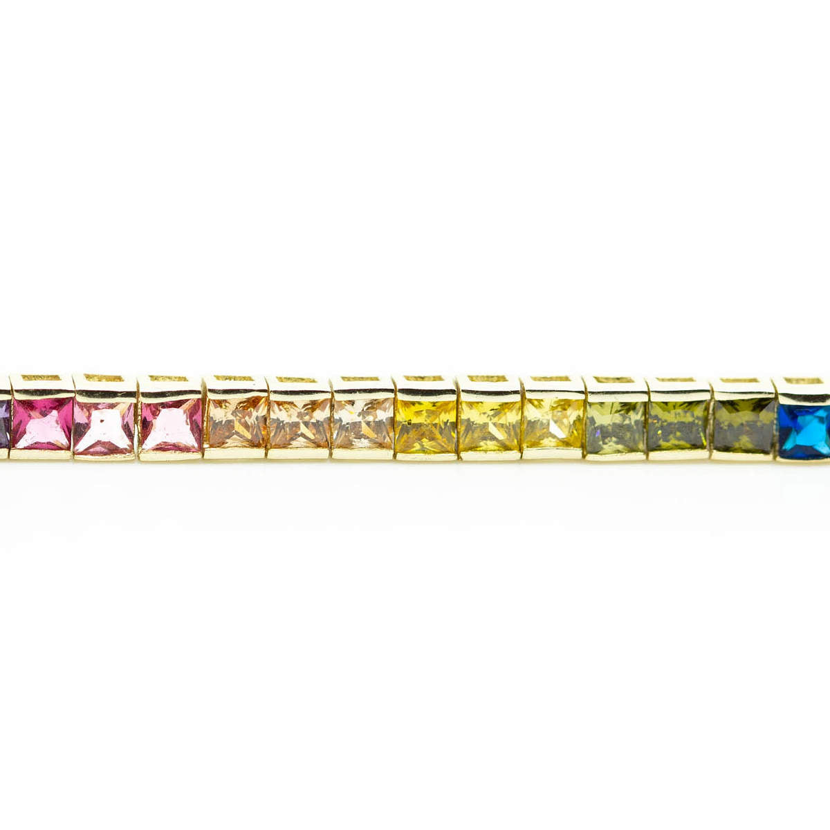 Rainbow Tennis Bracelet