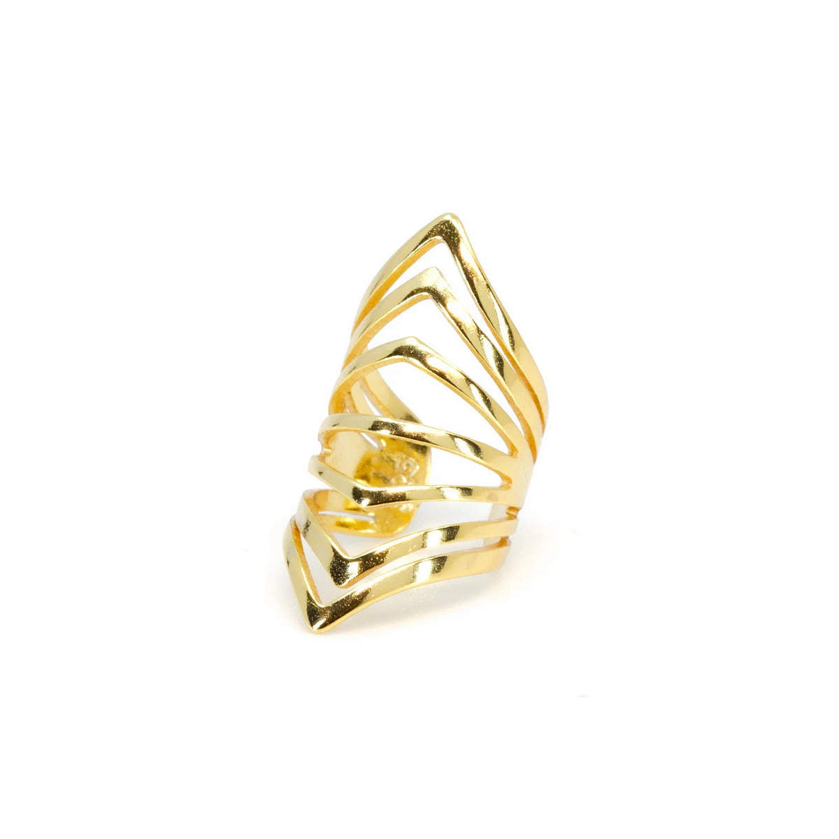 Hexagon Ear Cuff