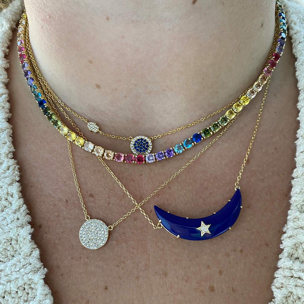Blue Moon Beauty Necklace