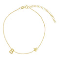 You're A Star Initial Anklet in Classic