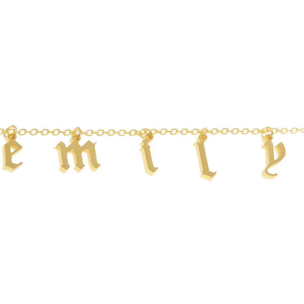 The MVP Personalized Name Anklet