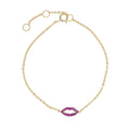 Pink Lips Bracelet