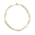 Keep Swimming Gold Links Anklet