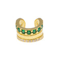 The Luxe Ear Cuff in Emerald