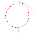 Mercury Rising Anklet in Red