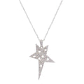 Punch Out Pavé Star Necklace