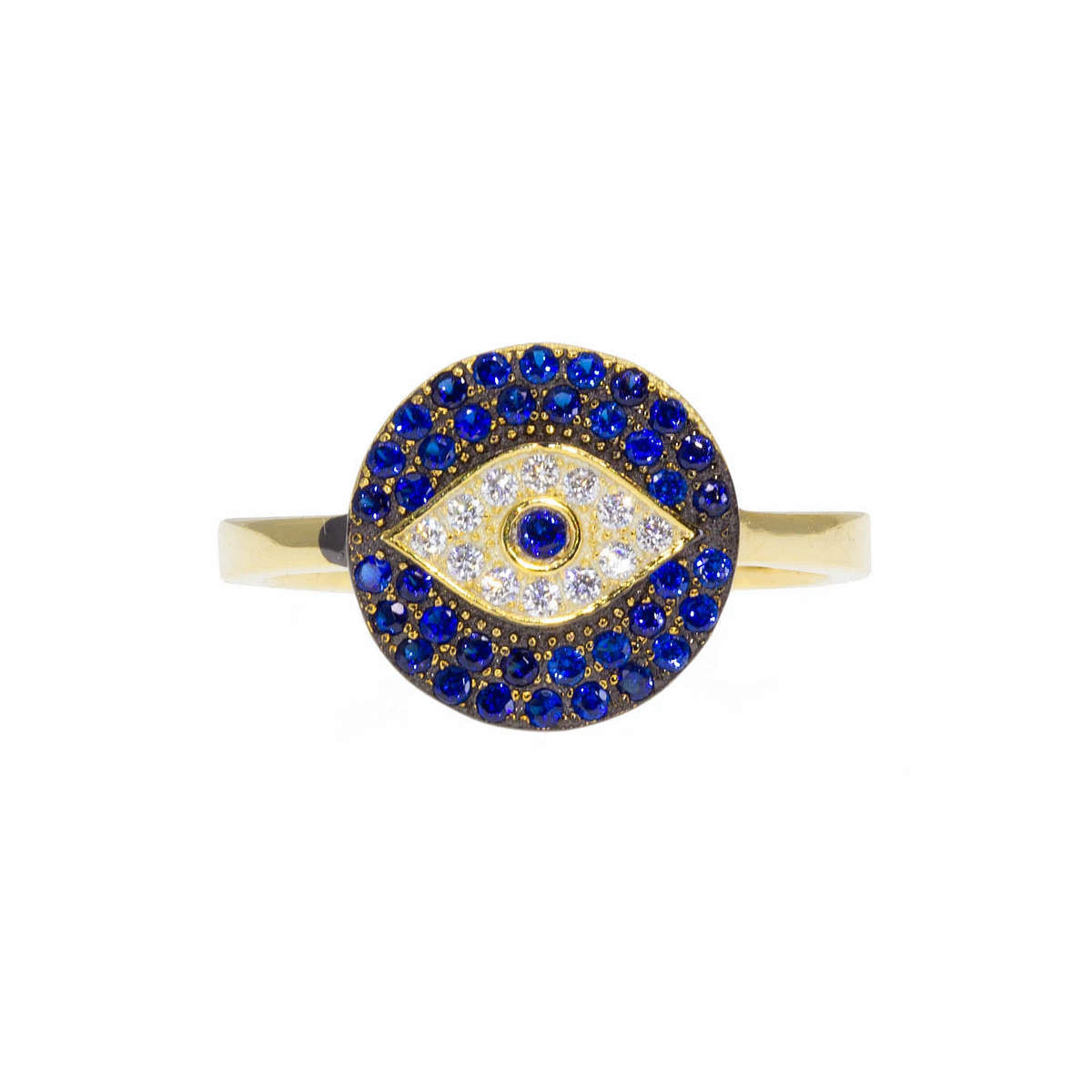 Azure Ambition Evil Eye Ring