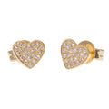 Your Heart's Desire Diamond Studs (14K Gold)