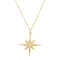 Golden 8 Pointer Star Necklace