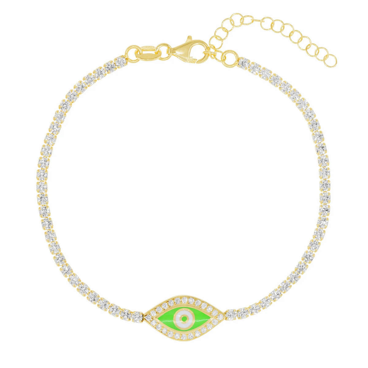 Green Eye Bracelet