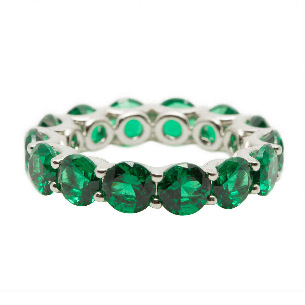 Infinite Ring in Emerald