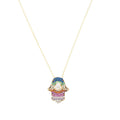Spectrum Hamsa Necklace