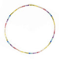 Rainbow Tennis Necklace