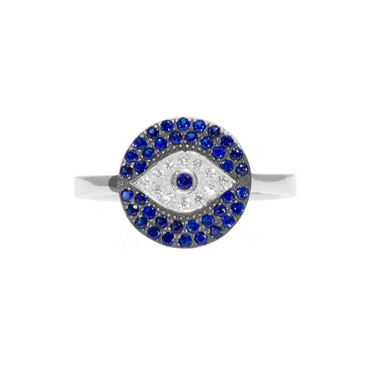 Azure Ambition Evil Eye Ring