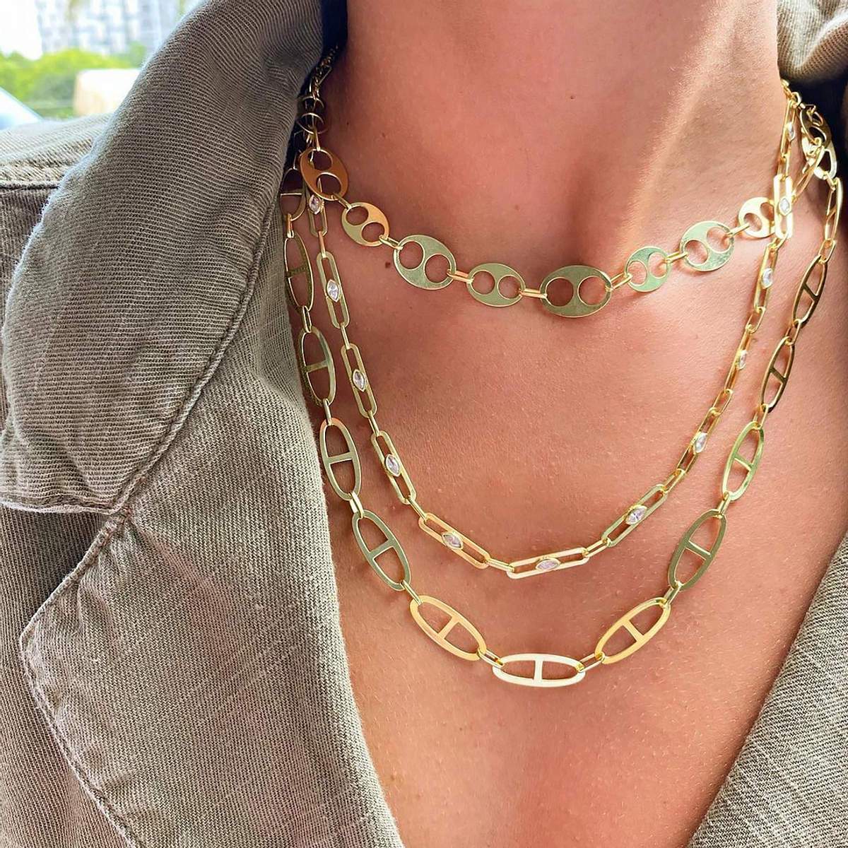 C√¥te d'Azur Chain Link Necklace